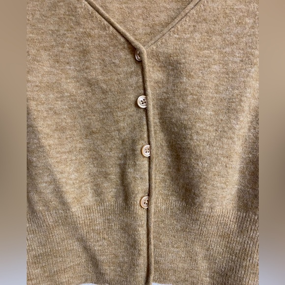 Aritzia Wilfred Wool & Cashmere Blend Santorini Soft Buttoned Cardigan Size XS - Picture 6 of 14